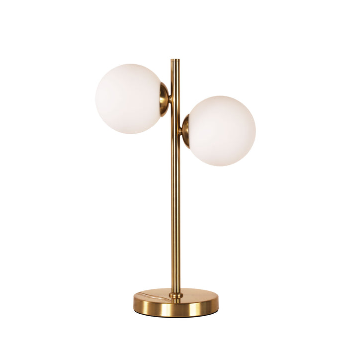 VALCROSS 2LT Table Lamp Satin Brass TABLE LAMP
