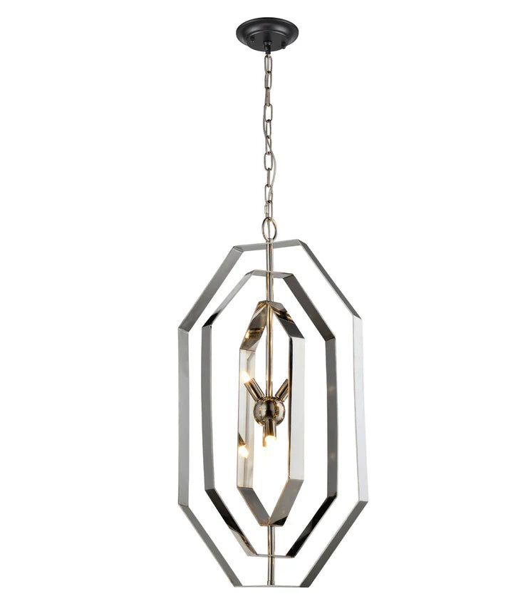 ORBITA: Bohemian Polished Nickel Pendant Light