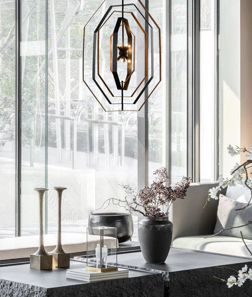 ORBITA: Bohemian Oil Rubbed Bronze Pendant Light