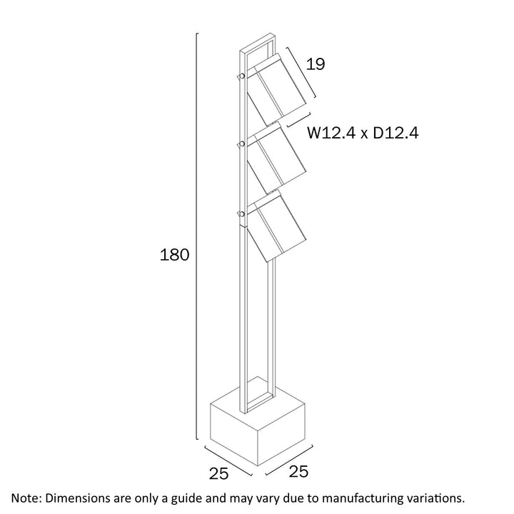 Telbix OSADA 3 LIGHT FLOOR LAMP