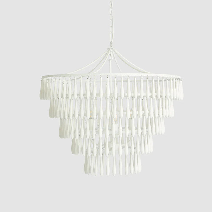 Raindrop Chandelier White