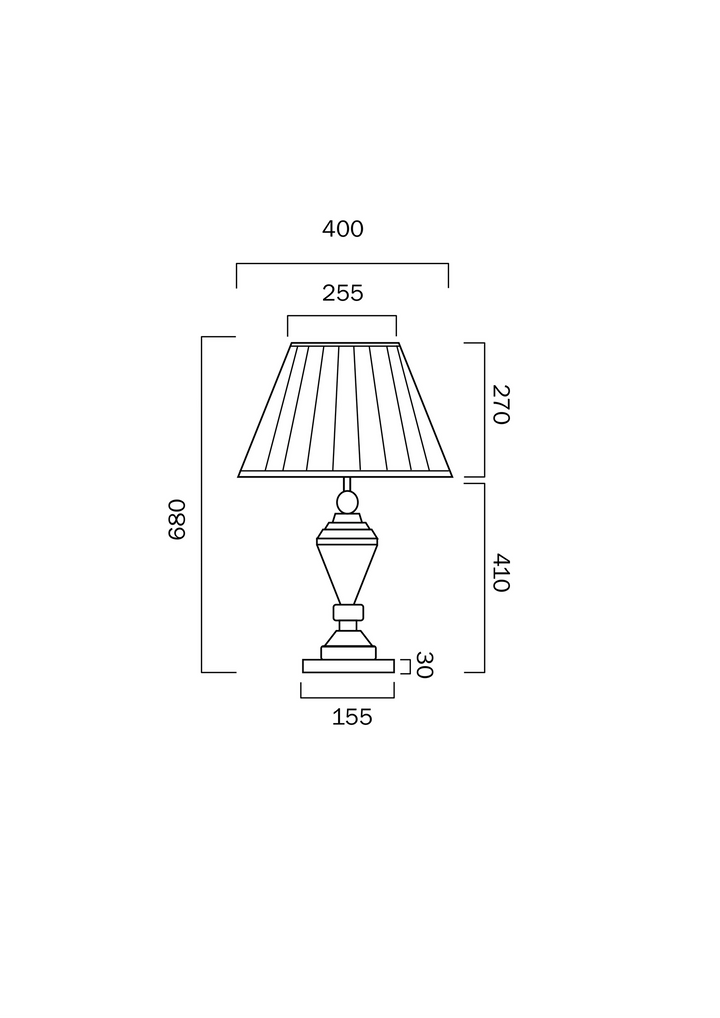 TELBIX OXFORD TABLE LAMP