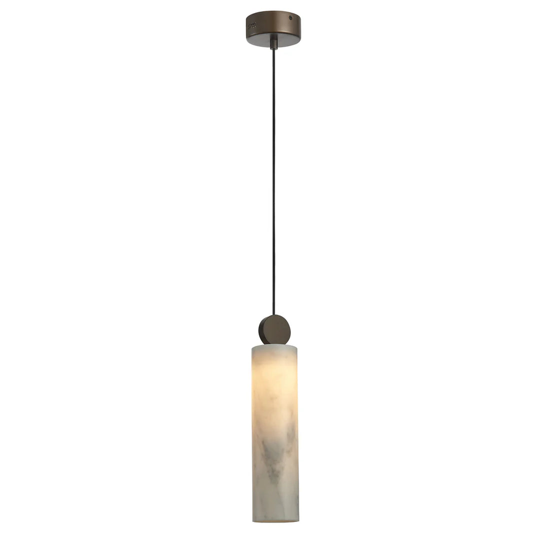 Oria Marble Pendant Light Antique Brass Pendant