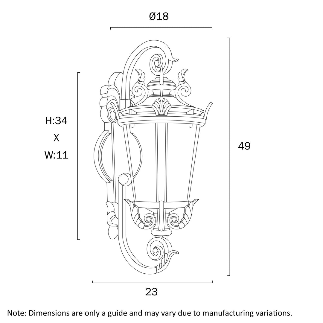 PEDRAL 18 EXTERIOR WALL BRACKET WALL LIGHT