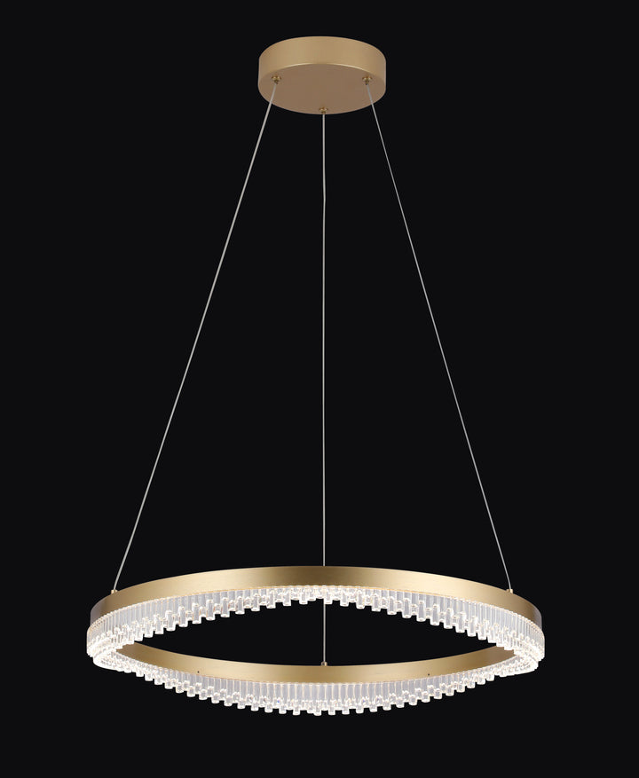 Glacier 1 rings Pendant Gold Pendant