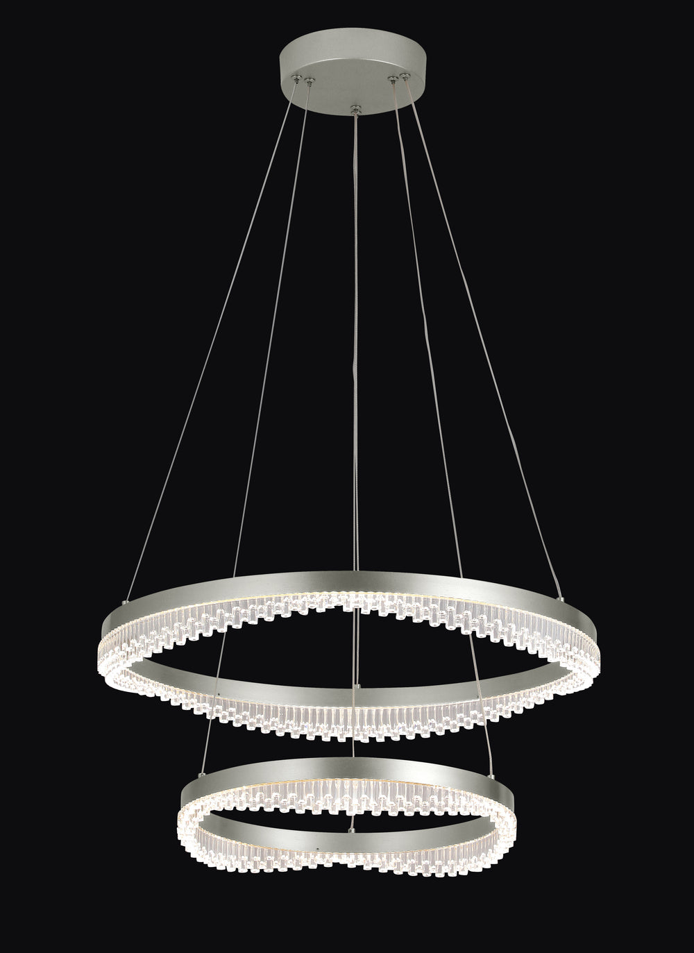 Glacier 2 rings Pendant Quartz Pendant