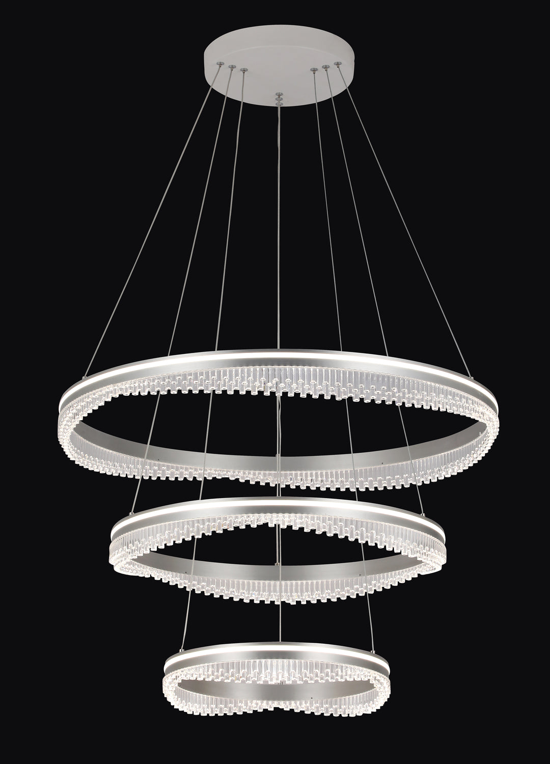 Glacier 3 rings Pendant Quartz Pendant