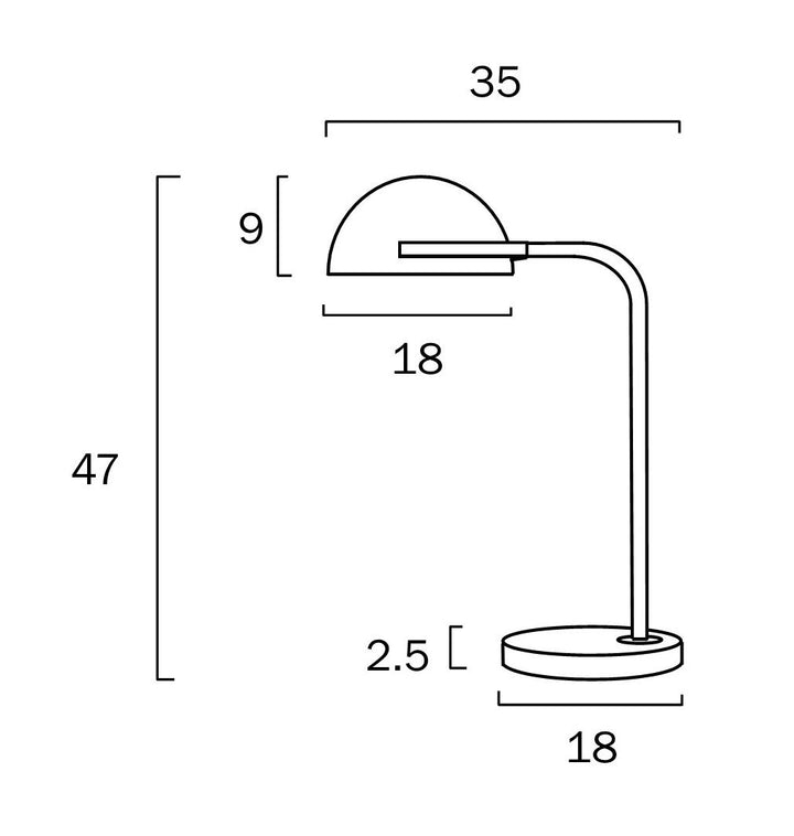 TELBIX POLLARD TABLE LAMP