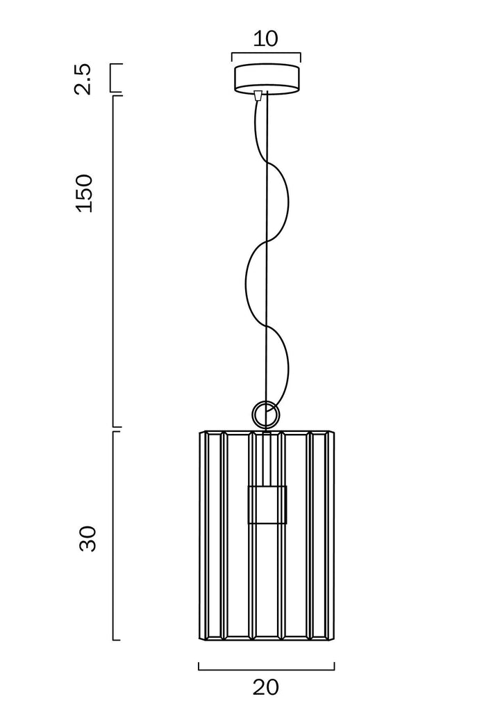 TELBIX PRATT 20 PENDANT