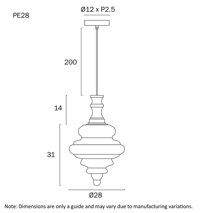 PRIVAS 28CM PENDANT LIGHT Pendant
