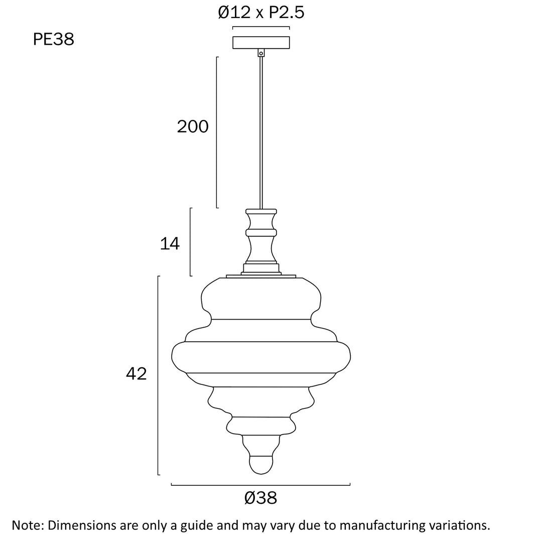PRIVAS 28CM/38cm PENDANT LIGHT Pendant