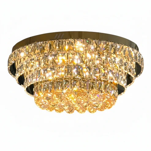 NORRIS Crystal Ceiling Light Tri-Colour LED 600mm