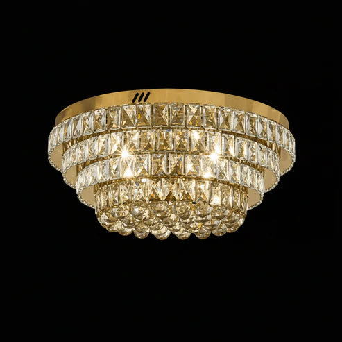 NORRIS Crystal Ceiling Light Tri-Colour LED 600mm