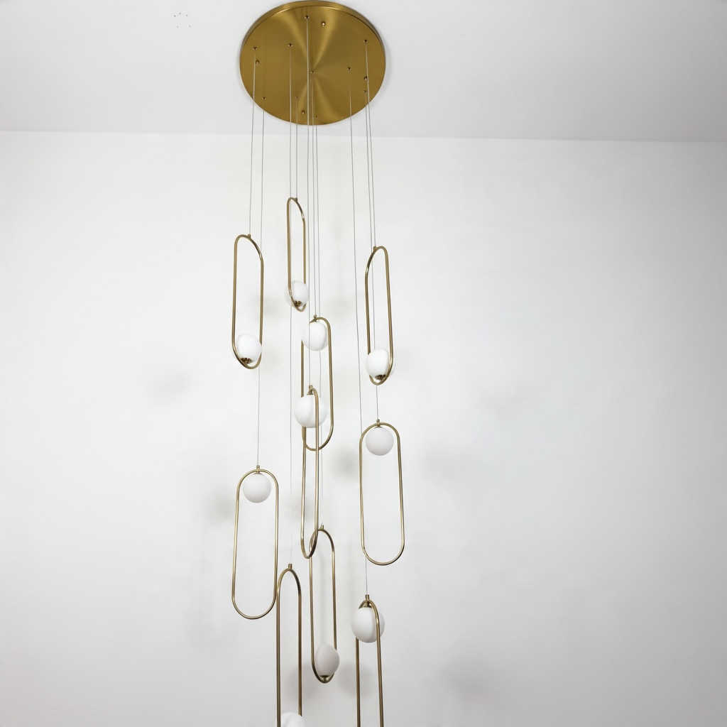 Cottbus 10 lights pendant Gold Pendant