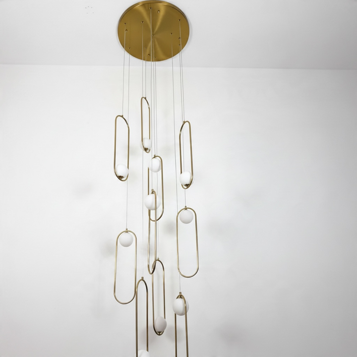 Cottbus 10 lights pendant Gold Pendant