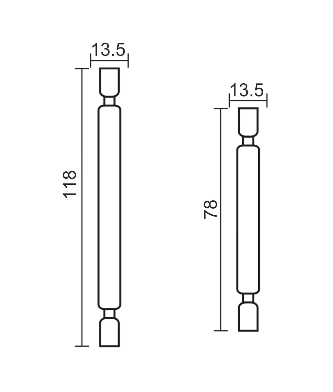 R7S LED Globes