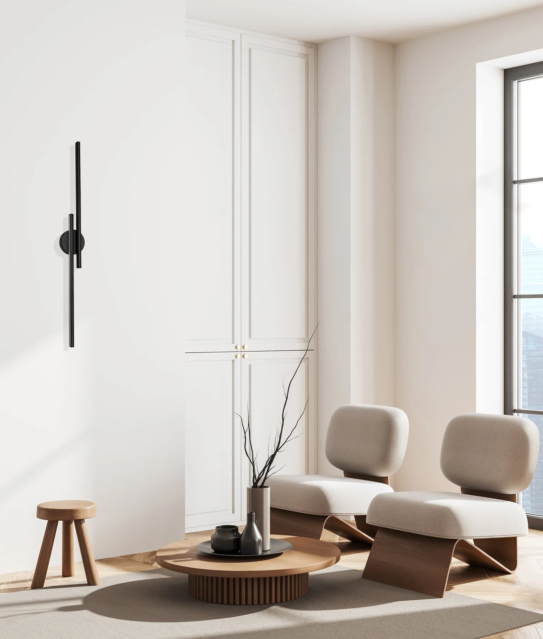 RACHA: Interior Linear LED Tri-CCT Wall Lights WALL LIGHT