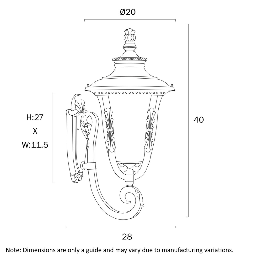 RAMIRO 20 EXTERIOR WALL BRACKET WALL LIGHT