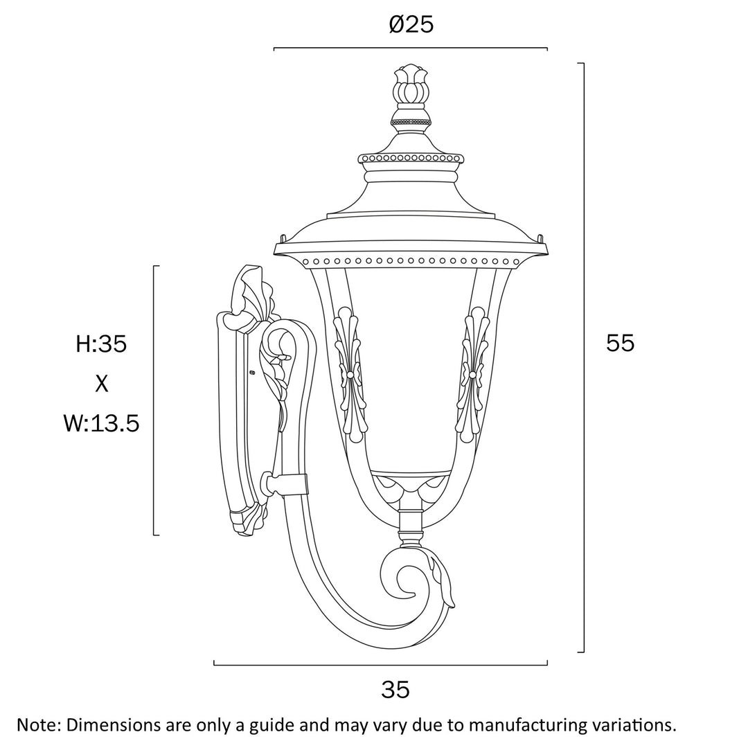 RAMIRO 25 EXTERIOR WALL BRACKET WALL LIGHT