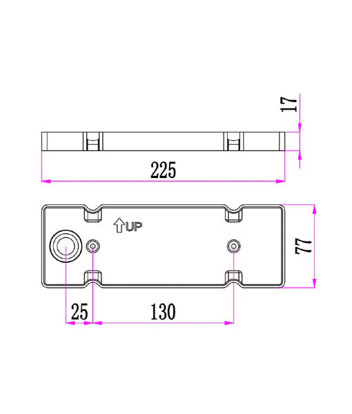 REPISATRI: Exterior LED Tri-CCT Curved Wedge Surface Mounted Wall Lights IP65