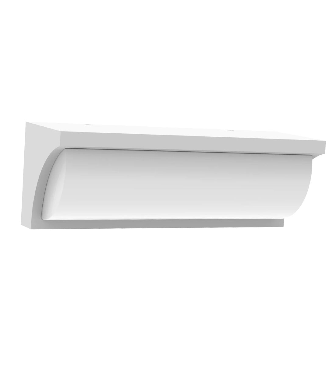 REPISATRI: Exterior LED Tri-CCT Curved Wedge Surface Mounted Wall Lights IP65