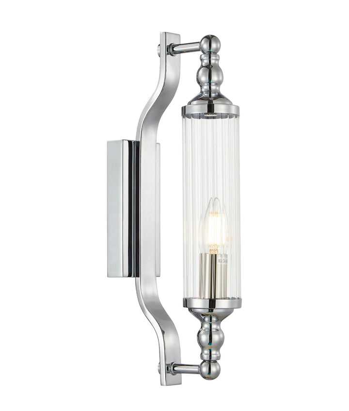 RODILLO: Interior Tubular Clear Glass Wall Lights