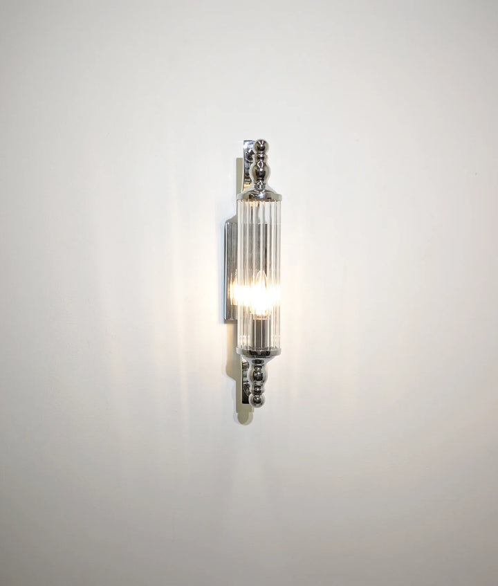 RODILLO: Interior Tubular Clear Glass Wall Lights