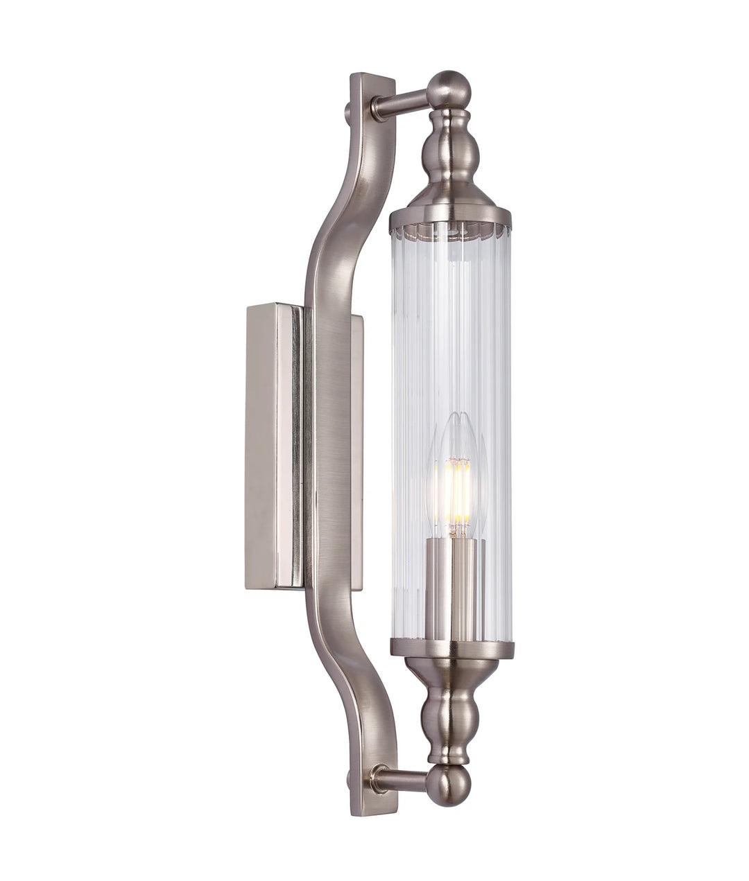 RODILLO: Interior Tubular Clear Glass Wall Lights