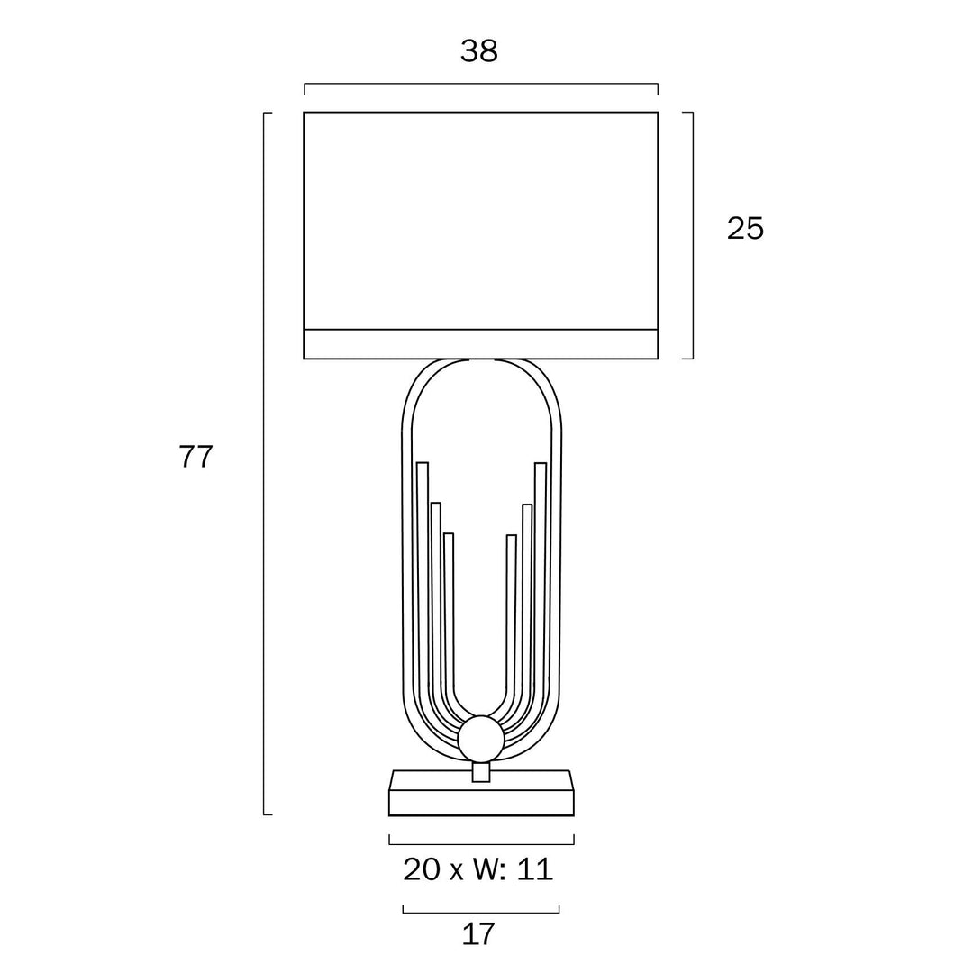 TELBIX ROLDAN TABLE LAMP