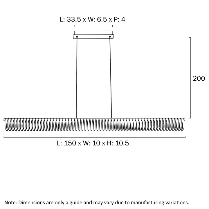 ROMAY LINEAR PENDANT LIGHT Pendant