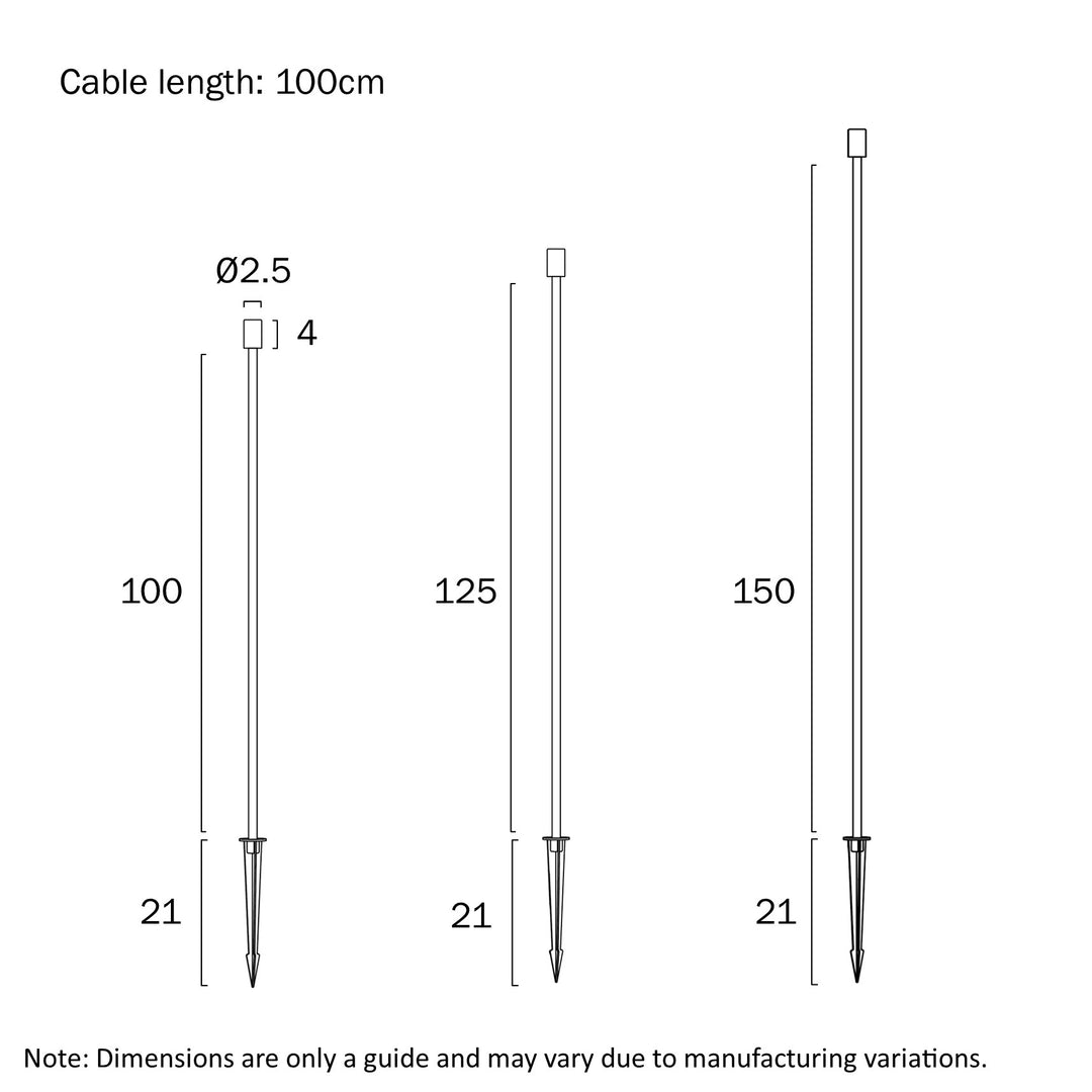 RUSH POST LIGHT 3PACK Spike light