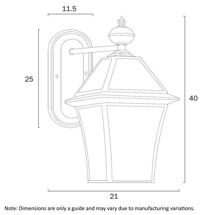 TELBIIX RYE 20 SOLID BRASS EXTERIOR WALL LIGHT