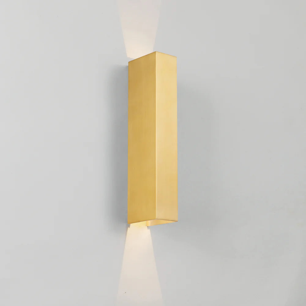 RYLAND EXTERIOR WALL LIGHT Brass WALL LIGHT