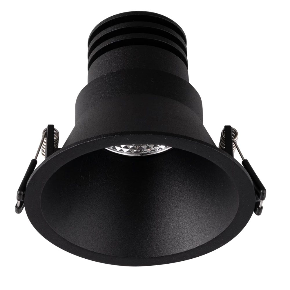 UNIFIT S9011TC2 - 10W 90mmcut out Black Downlight