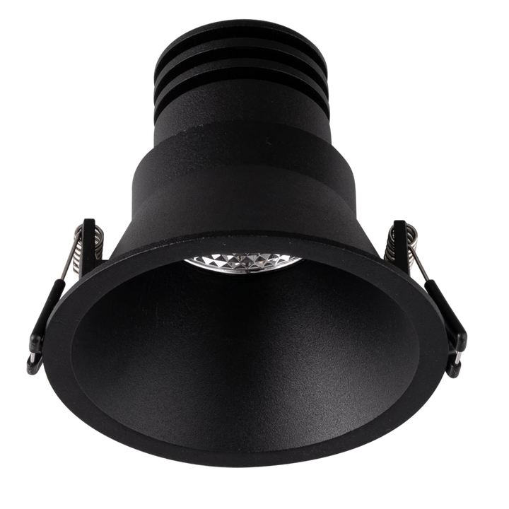 UNIFIT S9011TC2 - 10W 90mmcut out Black Downlight