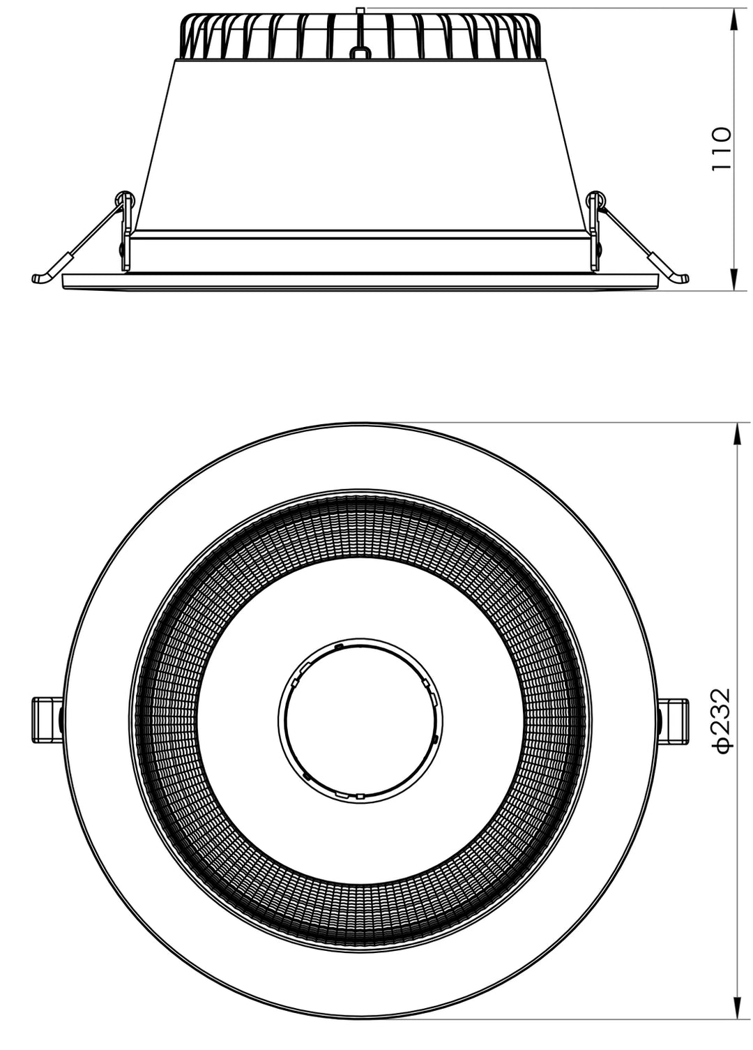 RENMARK S9083D35TC/DP - 24W/35W Downlight