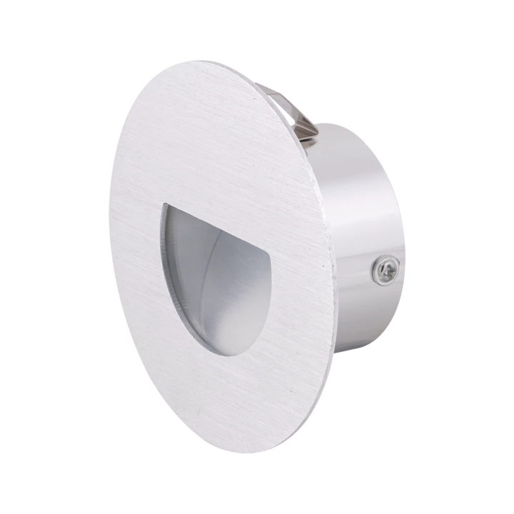 DARHAM ROUND S9317 - 1.5W Anodised silver step light
