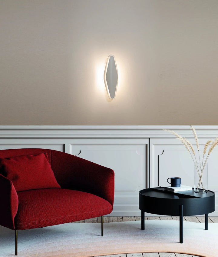 SANTIAGO: City Series LED Tri-CCT Interior Oval Dimmable Wall Light