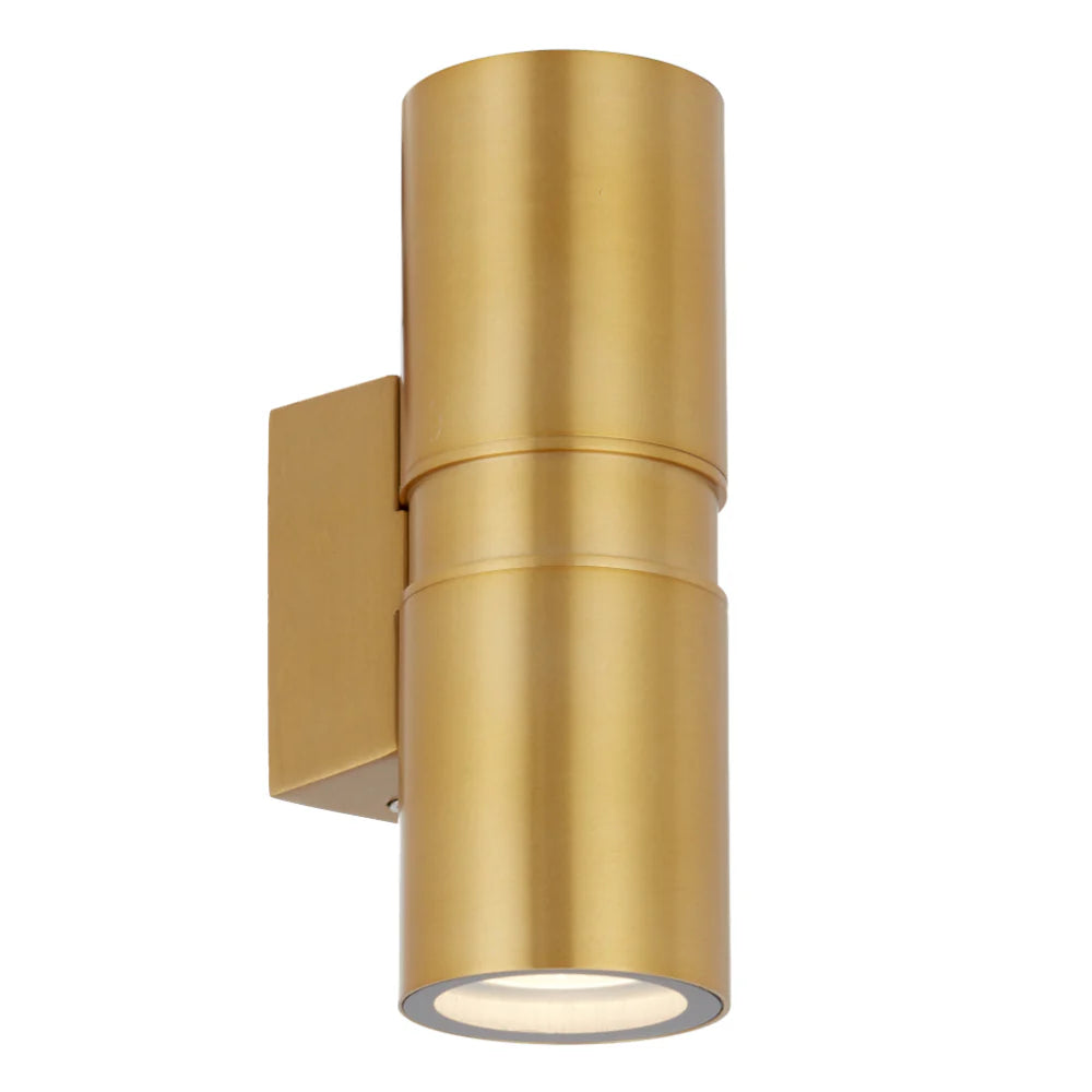 SARNEL EXTERIOR WALL LIGHT Brass WALL LIGHT