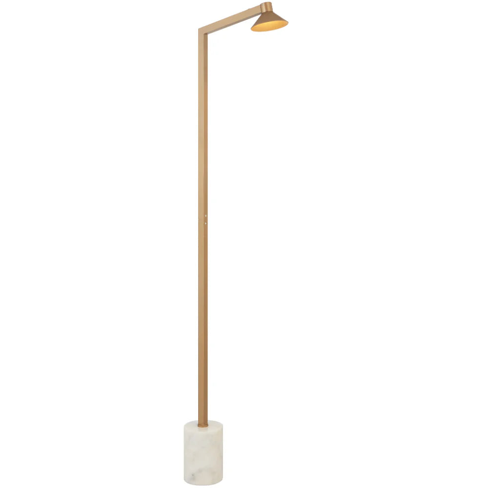 SATROM FLOOR LAMP Antique Brass TABLE LAMP