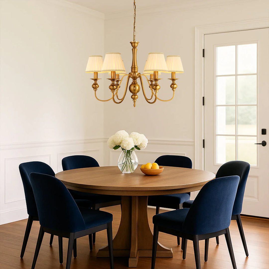 SIEDEL 6 LIGHT PENDANT W/SHADE Pendant
