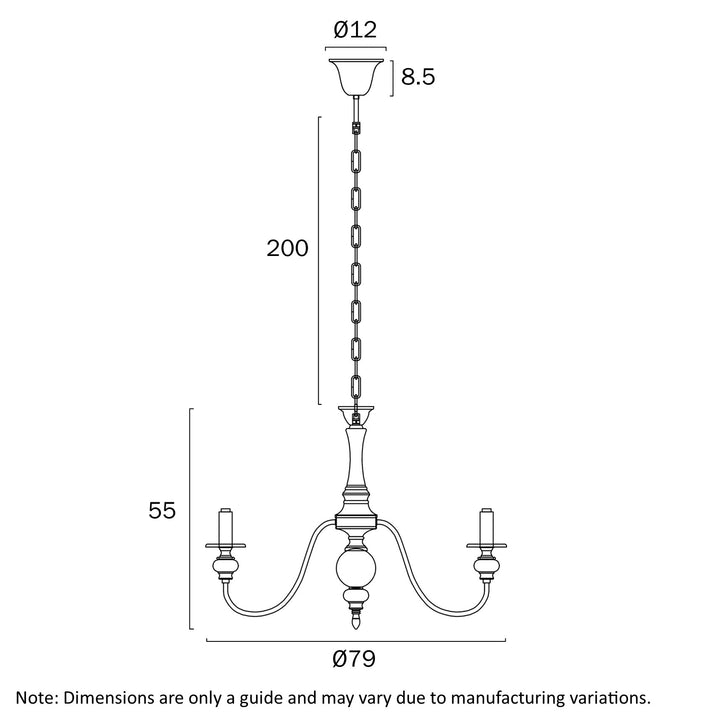 SIEDEL 8 LIGHT PENDANT