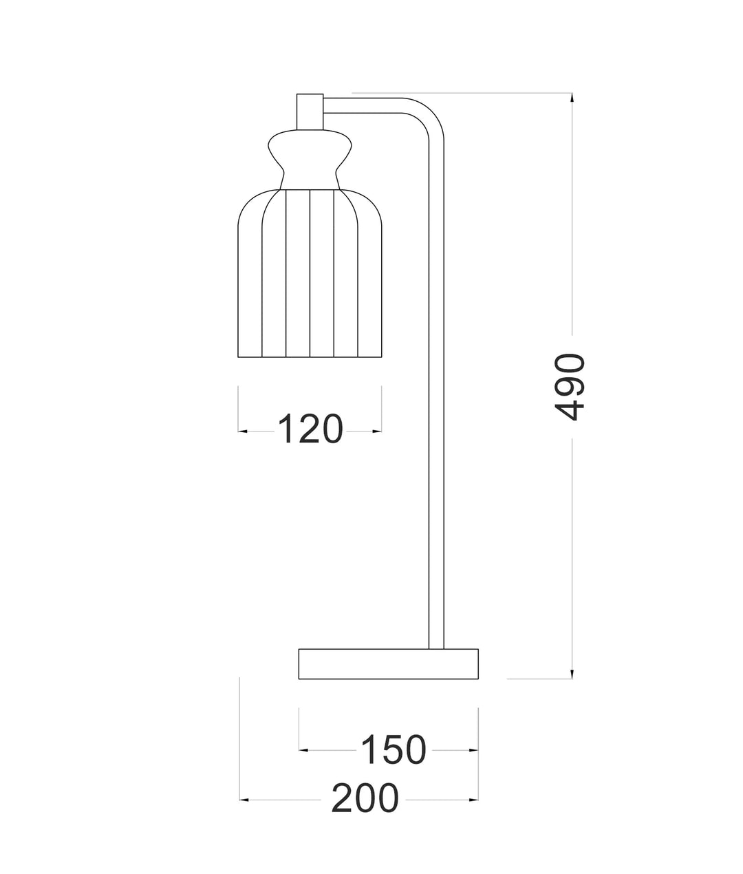 SINO: Interior Ellipse Clear Glass Shade Marble Base Table Lamps TABLE LAMP