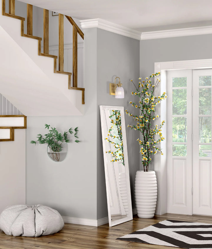 SINO: Interior Ellipse Single Clear Glass Shade Wall Lights WALL LIGHT