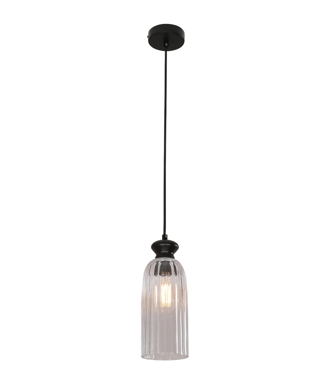 SINO: Interior Ellipse Clear Glass Shade Pendant Lights Pendant
