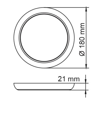 FRISBEE SL2104TC - 8W/25W