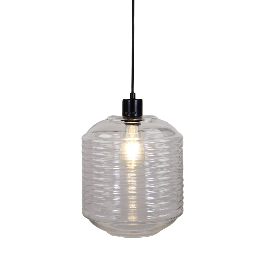 MARCONI.18 Single Clear Glass Pendant