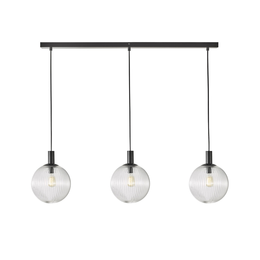 LEGARNO TRILIGHT 3 Light Clear Glass Pendant