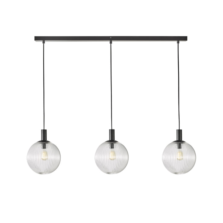 LEGARNO TRILIGHT 3 Light Clear Glass Pendant