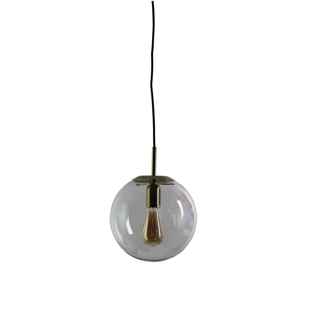 NEWTON CLEAR GLASS PENDANT Black Pendant